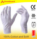 Cotton Liner Gloves Interlock Glove Seamless Knitted (Pack of 12,from $0.65+GST/Pair)
