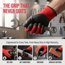 Red Latex Glass Gripper Glove(Pack of 12,from $1.35+GST/pair)