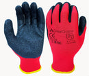 Red Latex Glass Gripper Glove(Pack of 12,from $1.35+GST/pair)
