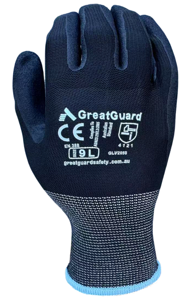 Work Safety Gloves SuperShield Sandy Foam Nitrile Glove 12/72/144/432 Pairs (Pack of 12,from $1.87/pair)