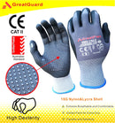 12/72/144 Pairs Hyflex Style Work Safety Glove Dotted Maxi Flex GreatFlex SupaFlex Gloves (Pack of 12,from $3.99/pair GLV2052)