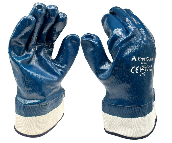 Blue Knight Fully Coated Nitrile Fluid Repel Glove (From $3.50/Pair)