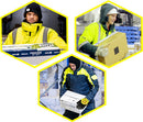 SuperThermal Winter Freezer Cold Storage Gloves Hi-Vis 3/4 Nitrile 12 Pairs (from $6.0/Pair)