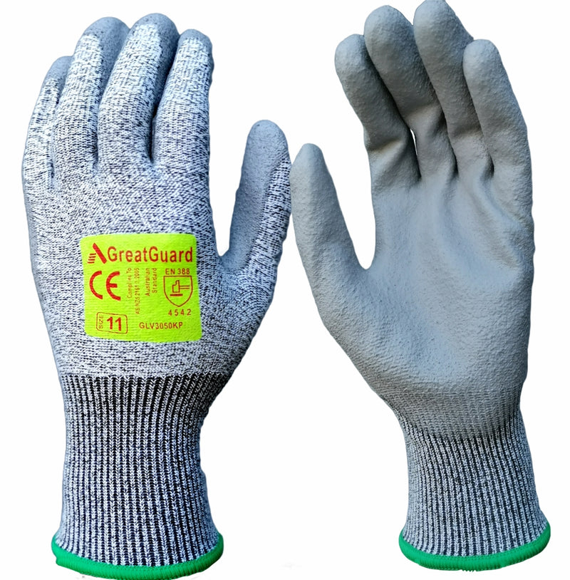 Cut Resistant Gloves Supershield Cut 5 PU Glove (Pack of 12,From $3.955+GST/Pair)