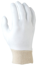 Cotton Liner Gloves Interlock Glove Knitted Wrist (Pack of 12,from $0.66+GST/Pair)