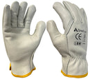 Beige Rigger Glove 1.2mm Thicker Cow Grain (Pack of 12,from $3.864/pair+GST)