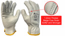 Beige Rigger Glove 1.2mm Thicker Cow Grain (Pack of 12,from $3.864/pair+GST)