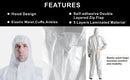 Overall Suits Type 5&6 Microporous Coverall Suits  (Pack of 50,from $3.00/pc+gst)