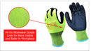 Black Nitrile Gloves Work Safety Gloves Hi-Vis (Pack of 12,from $2.25/pair) 12/72/144 Pairs