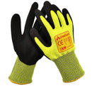 12/60/120 Pairs Cut Resistant Gloves Work Safety Gloves Supershield Hi-Vis Cut 5 Nitrile Glove (Pack of 12,From $4.75/Pair+GST)